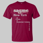 sagme maroon grey ny