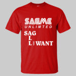 sagme red n white unlimited