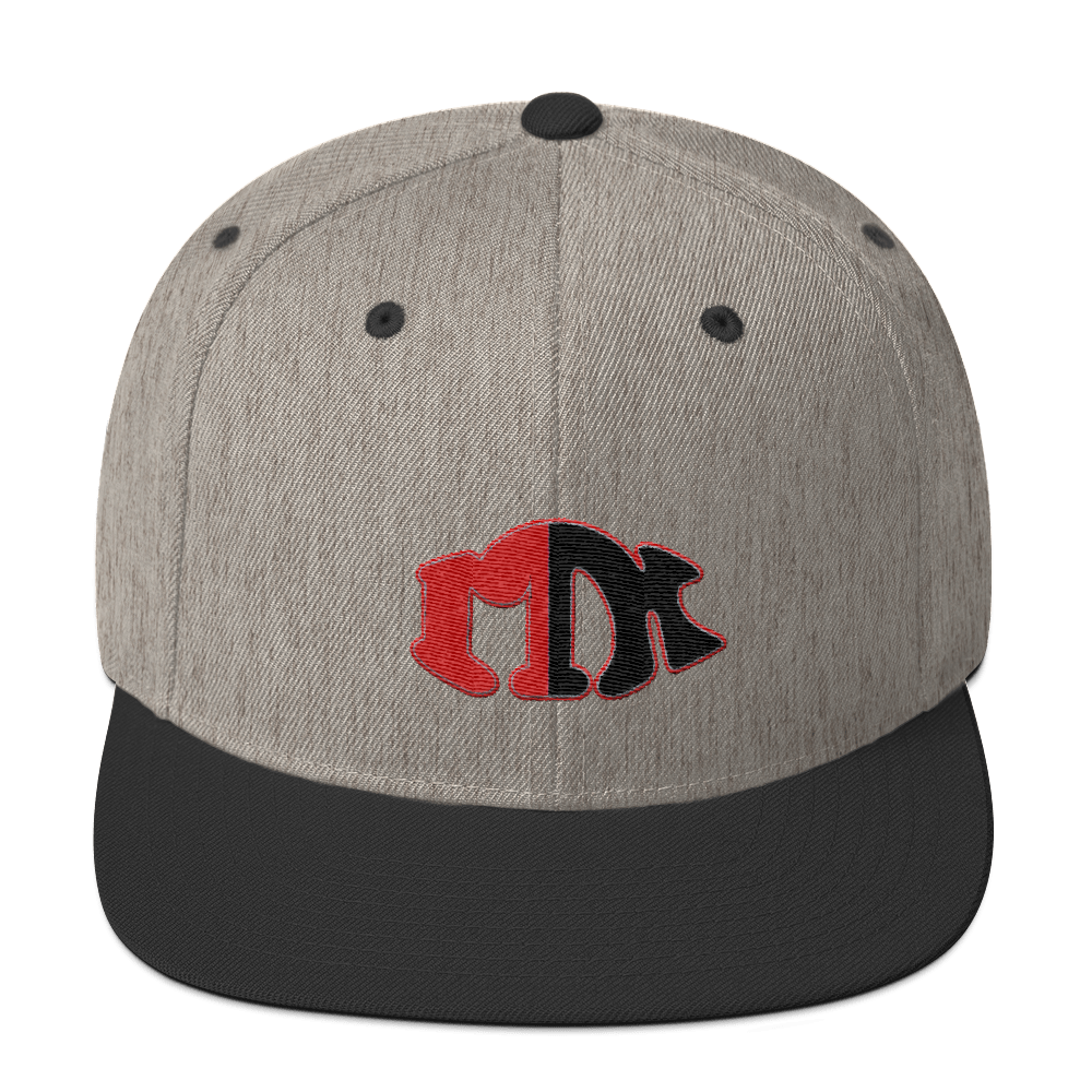 heather grey black red n black rtk bubble
