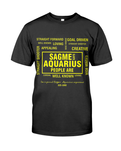 sagme black yellow aquarius