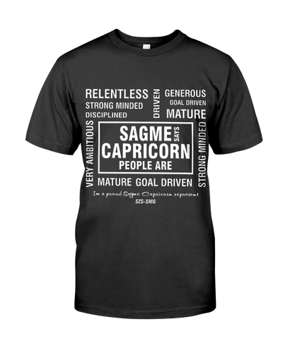 sagme black white capricorn