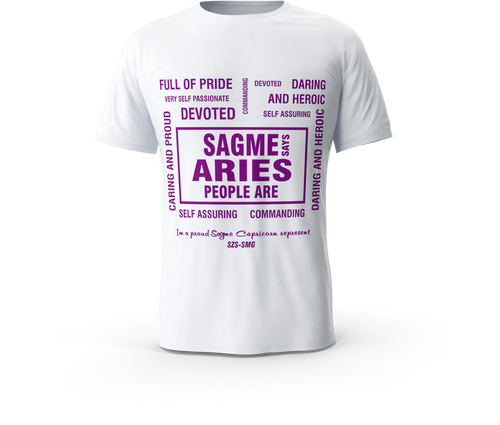 WHITE PURPLE SAGME ARIES