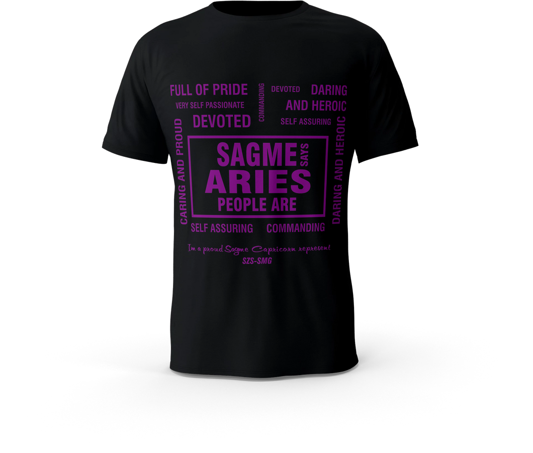 black purple sagme aries