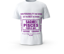 Load image into Gallery viewer, sagme white purple pisces