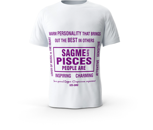 sagme white purple pisces