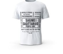 Load image into Gallery viewer, sagme white black sagittarius