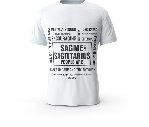 sagme white black sagittarius